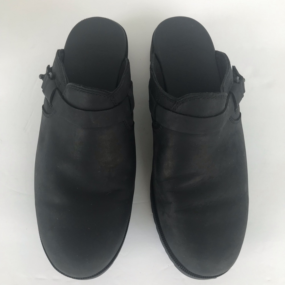 Teva Delavina Slip On Leather Mule Clogs,  Size 7